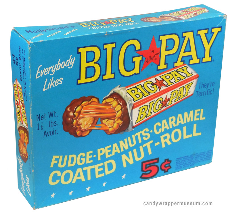 hollywood big pay candy bar box